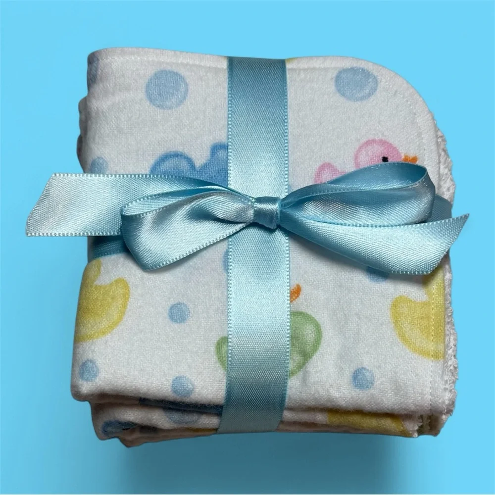 NWT Adorable Handmade reusable baby/toddler reusable washcloths.